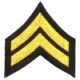 Embroidered Corporal Chevrons 