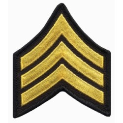 Embroidered Sergeant Chevrons