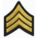 Embroidered Sergeant Chevrons